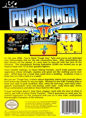 Power Punch II (USA) box cover back